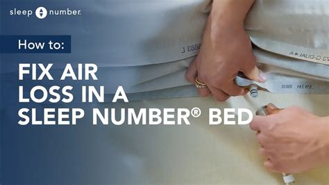 my sleep number bed is losing air|How To Fix Air Loss in a Sleep Number® Bed